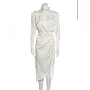 Ronny Kobo White Kiara Dress Size Small